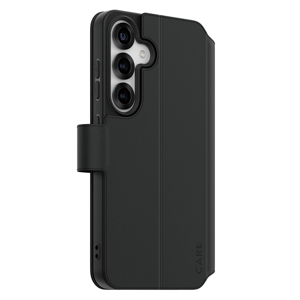 Θήκη για Samsung Galaxy S25 S931, PanzerGlass, με χαρακτηριστικό Kickstand Wallet, Μαύρη