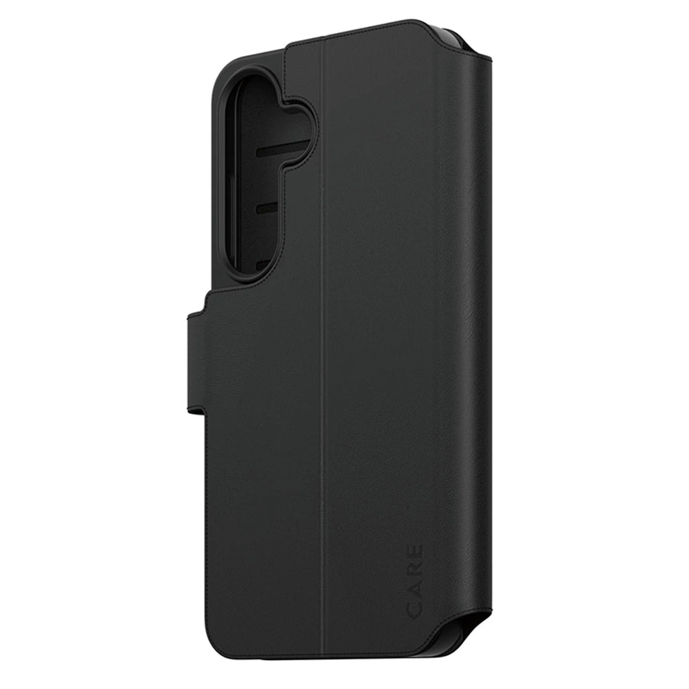 Θήκη για Samsung Galaxy S25 S931, PanzerGlass, με χαρακτηριστικό Kickstand Wallet, Μαύρη