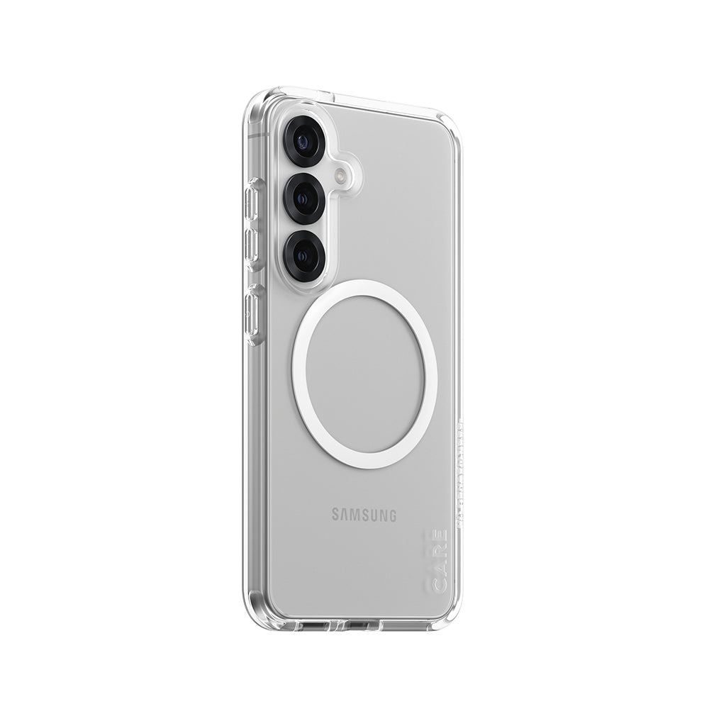 Θήκη για Samsung Galaxy S25 S931, PanzerGlass, Care Urban Combat, Διαφανής Λευκή