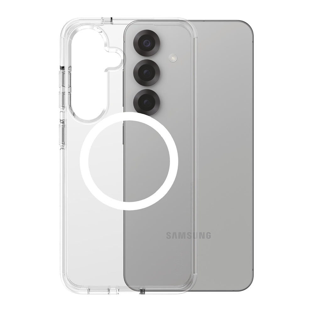 Θήκη για Samsung Galaxy S25 S931, PanzerGlass, Care Urban Combat, Διαφανής Λευκή