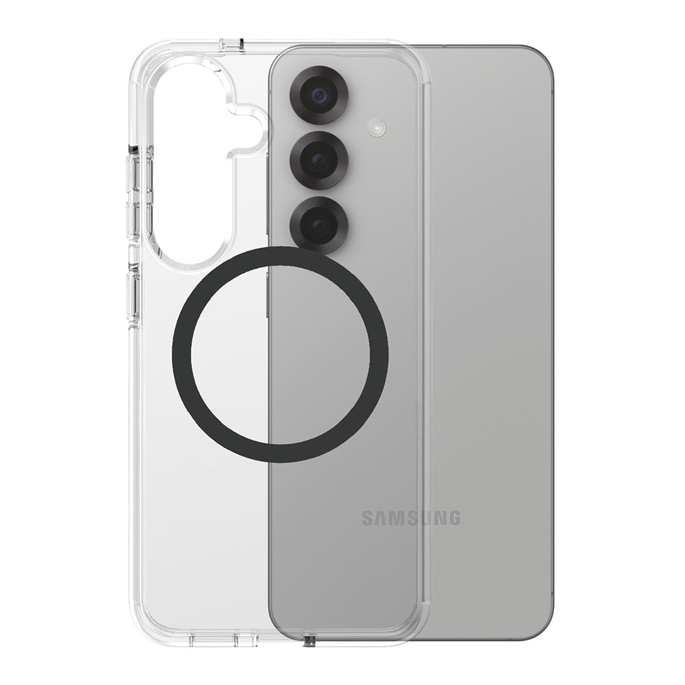 Θήκη για Samsung Galaxy S25 S931, PanzerGlass, Care Urban Combat, Διαφανής Μαύρη
