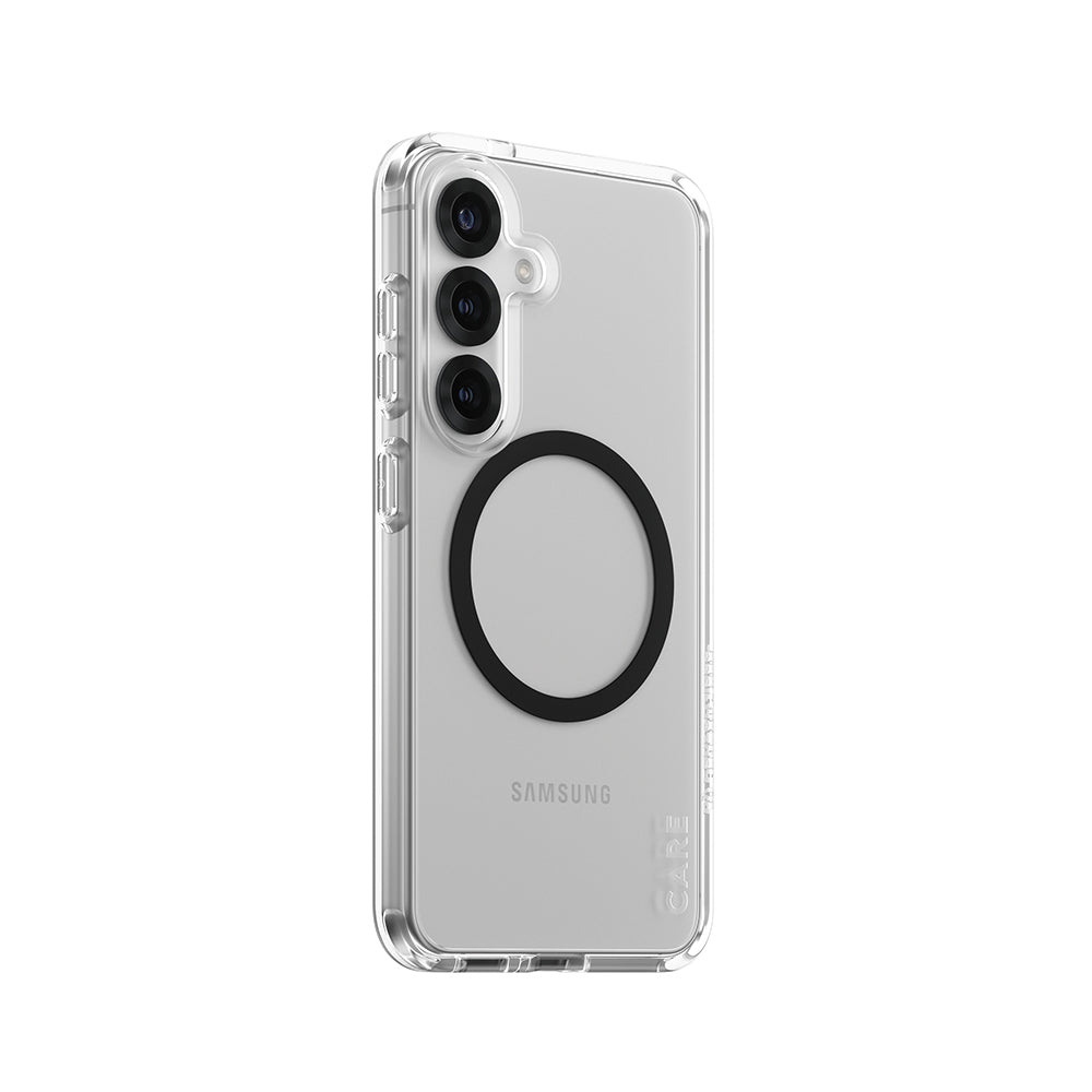 Θήκη για Samsung Galaxy S25 S931, PanzerGlass, Care Urban Combat, Διαφανής Μαύρη