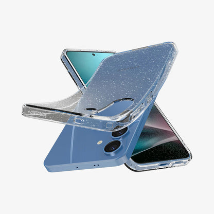 Θήκη για Samsung Galaxy S25 S931, Spigen, Liquid Crystal Glitter, Διαφανής ACS08997