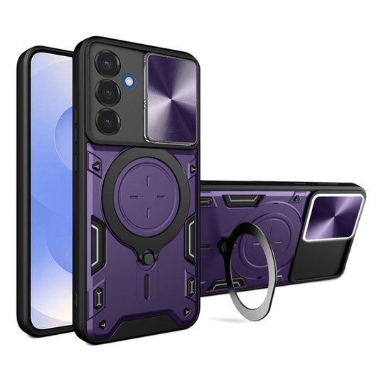 Θήκη για Samsung Galaxy S25 S931, Techsuit, CamGuard Pro, Μωβ