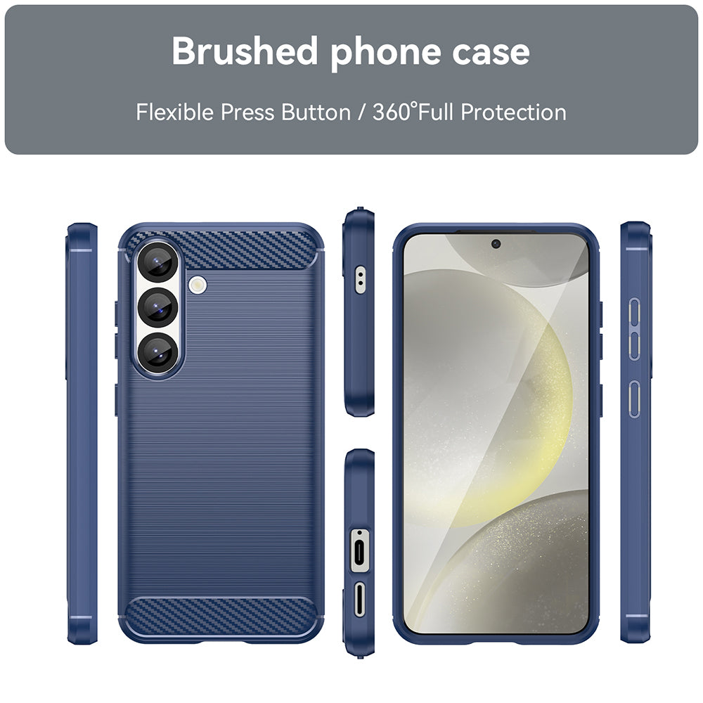 Θήκη για Samsung Galaxy S25 S931, Techsuit, Carbon, Μπλε
