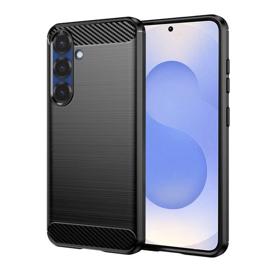 Θήκη για Samsung Galaxy S25 S931, Techsuit, Άνθρακας, Μαύρο