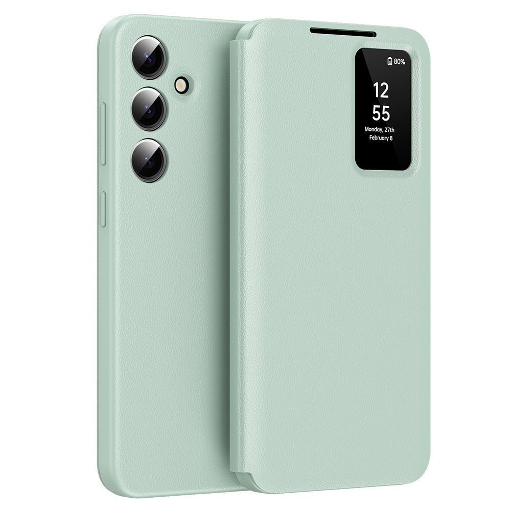 Case for Samsung Galaxy S25 S931, Techsuit, SmartView, Green