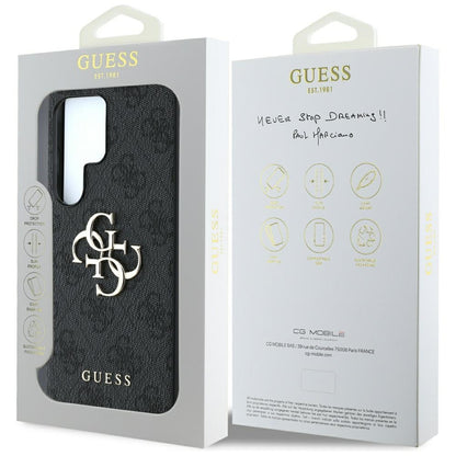 Θήκη για Samsung Galaxy S25 Ultra S938, Guess, 4G Big Logo, Μαύρη