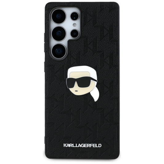 Θήκη για Samsung Galaxy S25 Ultra S938, Karl Lagerfeld, Monogram Karl's Head, Μαύρη