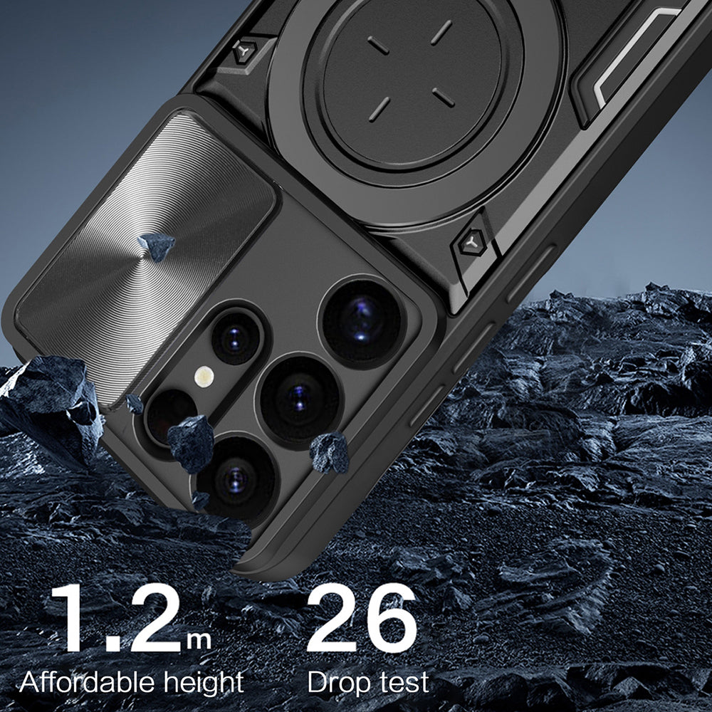 Θήκη για Samsung Galaxy S25 Ultra S938, Techsuit, CamGuard Pro, Μωβ