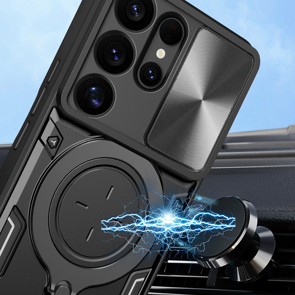 Θήκη για Samsung Galaxy S25 Ultra S938, Techsuit, CamGuard Pro, Κόκκινη