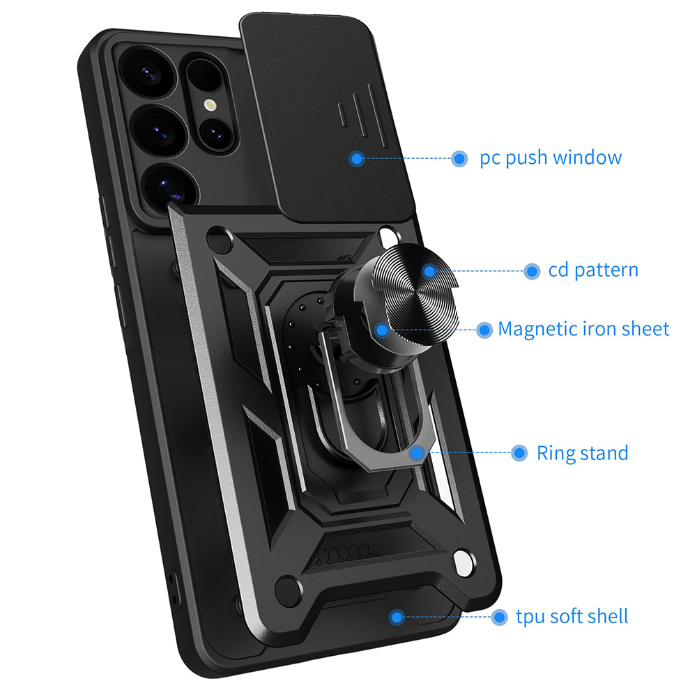 Θήκη για Samsung Galaxy S25 Ultra S938, Techsuit, CamShield, Μπλε