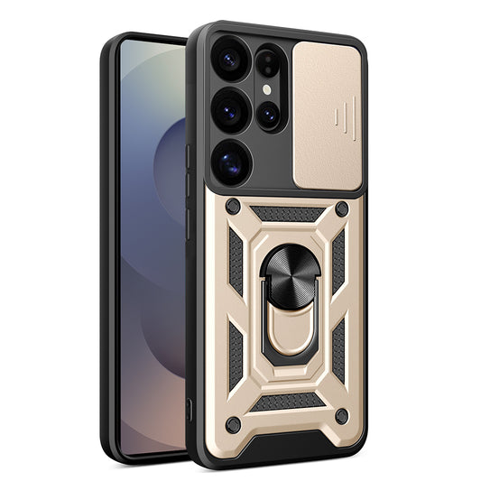 Θήκη για Samsung Galaxy S25 Ultra S938, Techsuit, CamShield, Χρυσή