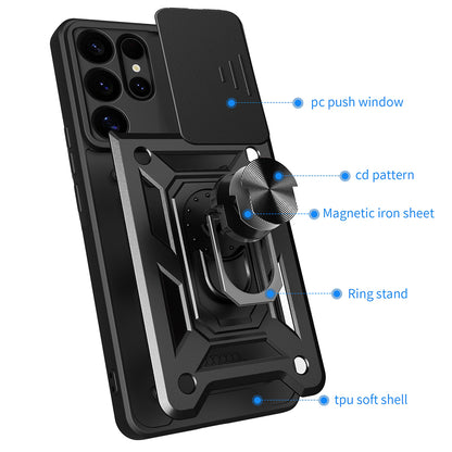 Θήκη για Samsung Galaxy S25 Ultra S938, Techsuit, CamShield, Μαύρο