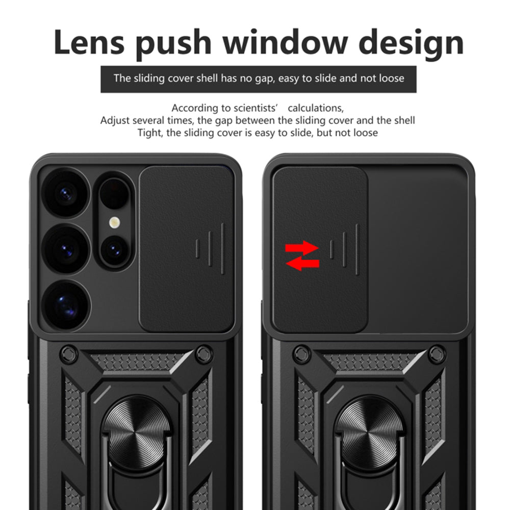 Θήκη για Samsung Galaxy S25 Ultra S938, Techsuit, CamShield, Μαύρο