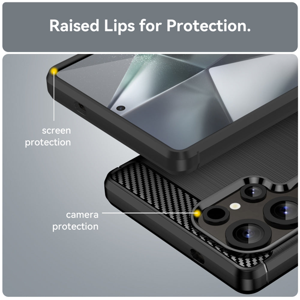 Θήκη για Samsung Galaxy S25 Ultra S938, Techsuit, Carbon, Μπλε