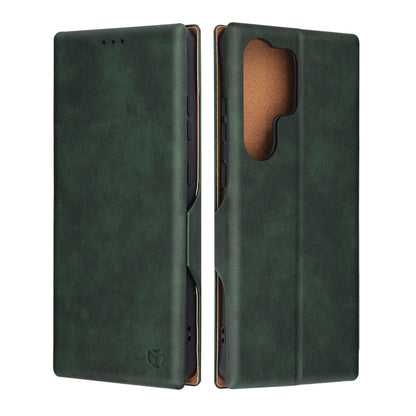 Case for Samsung Galaxy S25 Ultra S938, Techsuit, Safe Wallet Plus, Green