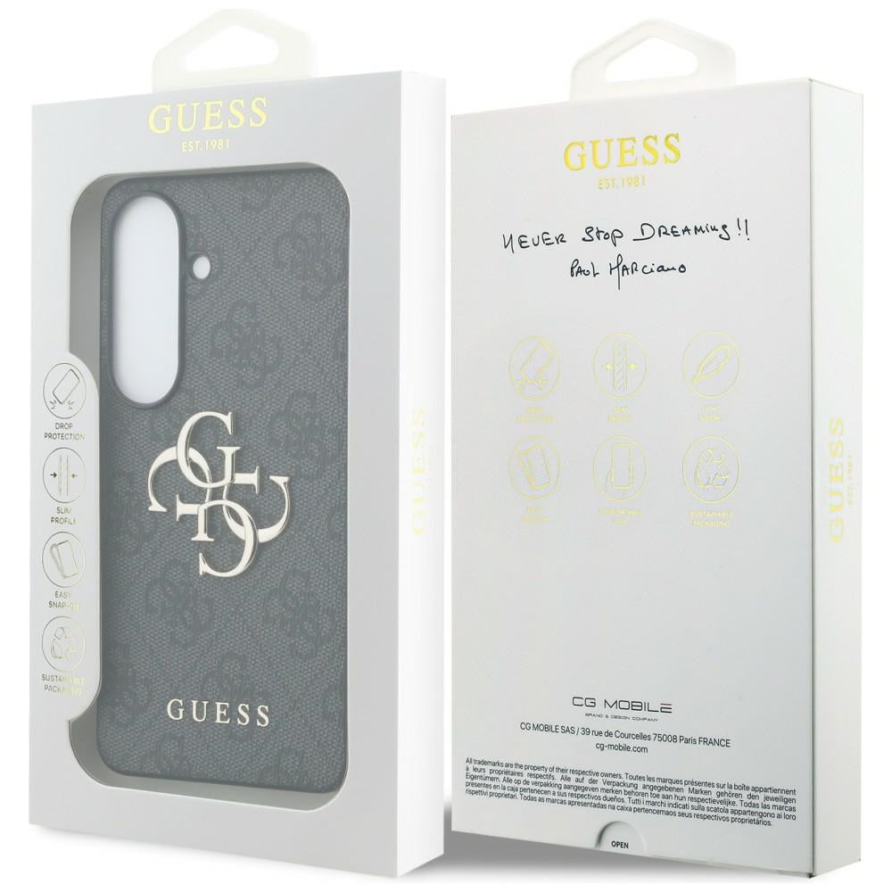 Θήκη για Samsung Galaxy S26 S942, Guess, 4G Big Logo, Μαύρη