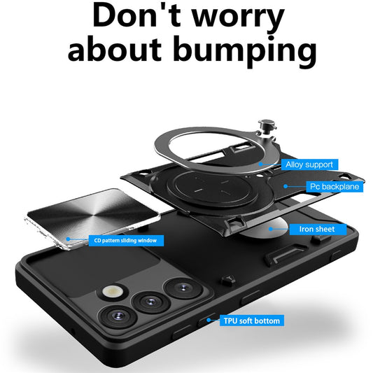 Θήκη για Samsung Galaxy S26 Plus, Techsuit, CamGuard Pro, Μωβ