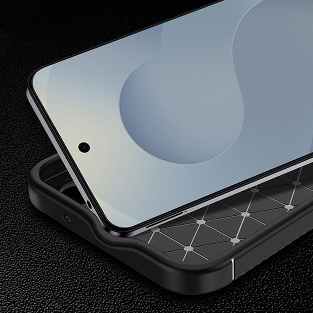 Θήκη για Samsung Galaxy S26 Plus, Techsuit, CarbonFiber, Μαύρη