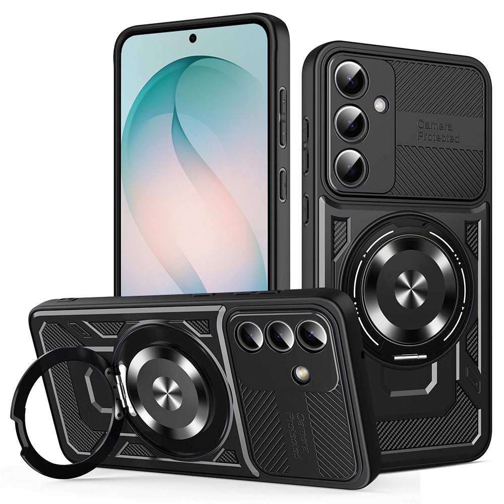 Θήκη για Samsung Galaxy S26 Plus, Techsuit, RuggedCam, Μαύρη