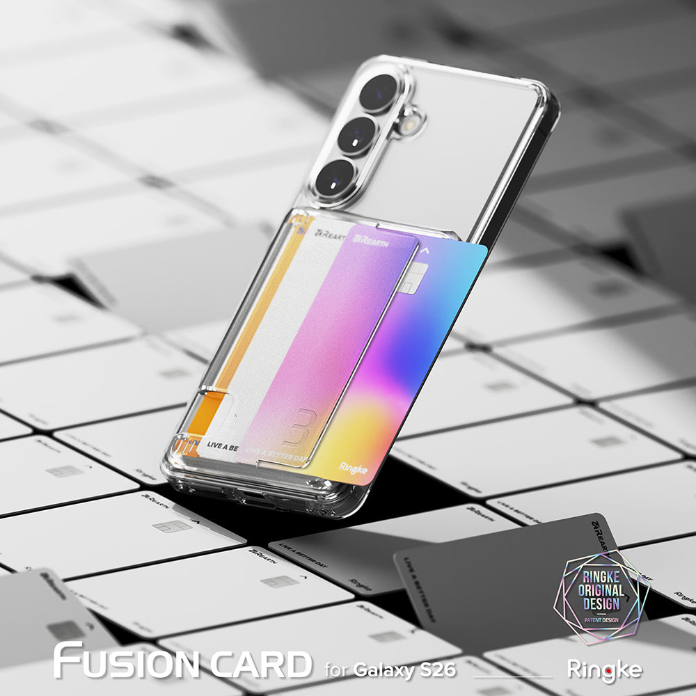 Θήκη για Samsung Galaxy S26 S942, Ringke, Fusion Card, Διάφανη