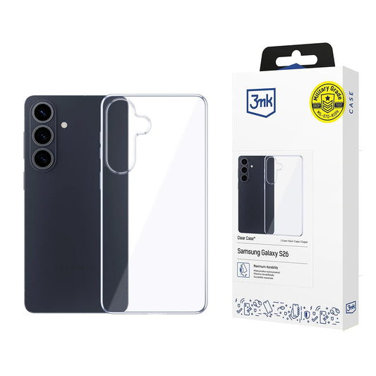 Θήκη για Samsung Galaxy S26 S942, 3MK, Διαφανής, Σαφής