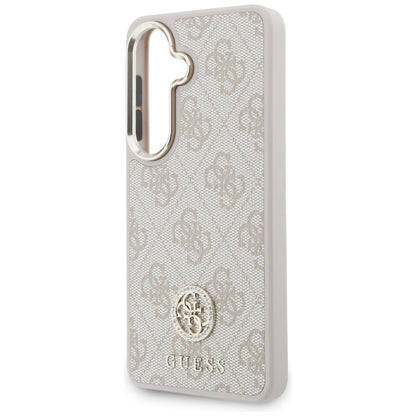 Θήκη για Samsung Galaxy S26 S942, GUESS, 4G Big Rhinestone Triangle Strap, Ροζ
