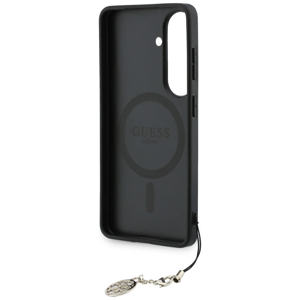 Θήκη για Samsung Galaxy S26 S942, Guess, 4G Classic Logo Charm, Καφέ