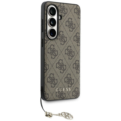 Θήκη για Samsung Galaxy S26 S942, Guess, 4G Classic Logo Charm, Καφέ