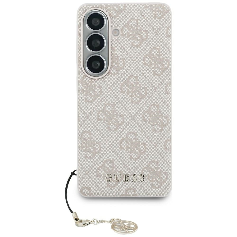 Θήκη για Samsung Galaxy S26 S942, Guess, 4G Classic Logo Charm, Ροζ
