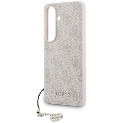 Θήκη για Samsung Galaxy S26 S942, Guess, 4G Classic Logo Charm, Ροζ