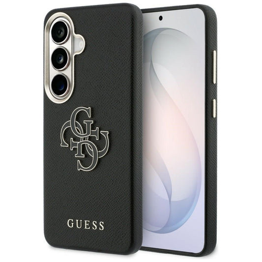 Θήκη για Samsung Galaxy S26 S942, Guess, 4G Grained Big and Classic Logo, Μαύρη