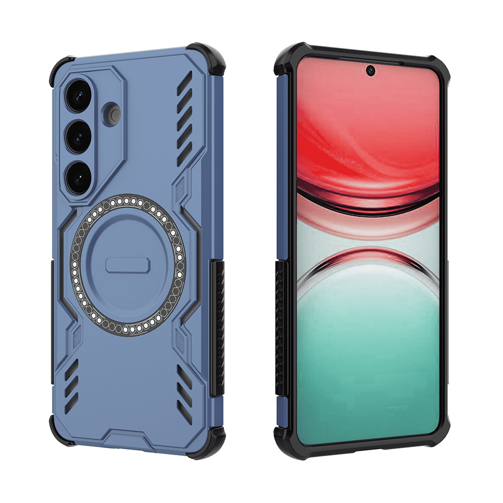 MagSafe Case for Samsung Galaxy S26 S942, Techsuit, ArmorMag, Blue