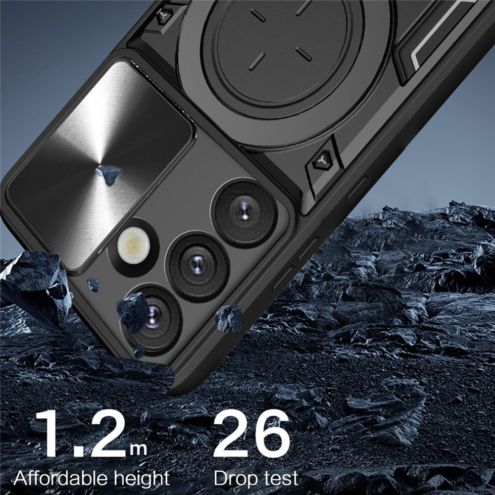 Case for Samsung Galaxy S26, Techsuit, CamGuard Pro, Black