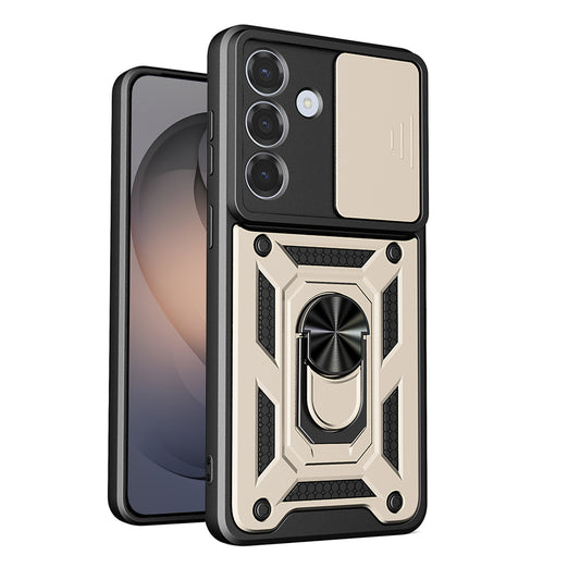 Case for Samsung Galaxy S26, Techsuit, CamShield, Gold