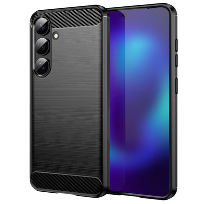 Θήκη για Samsung Galaxy S26, Techsuit, Καρμπόν, Μαύρη