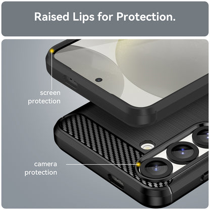 Θήκη για Samsung Galaxy S26, Techsuit, Καρμπόν, Μαύρη