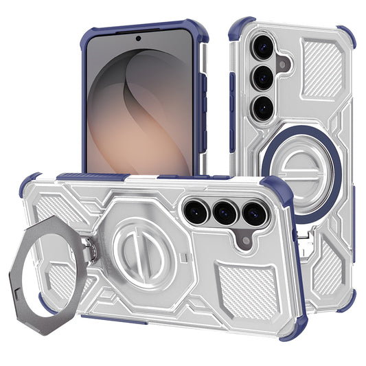 Θήκη για Samsung Galaxy S26, Techsuit, Carbon Shield Pro, Μπλε