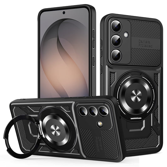 Θήκη για Samsung Galaxy S26, Techsuit, RuggedCam, Μαύρη