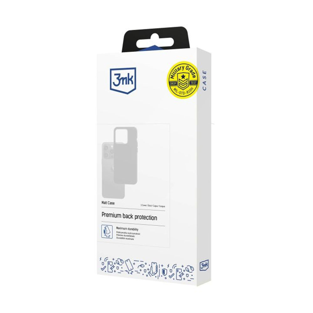 Θήκη για Samsung Galaxy S26 Ultra, 3MK, Ματ Μαύρη