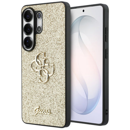 Θήκη για Samsung Galaxy S26 Ultra S948, Guess, Fixed Glitter Big 4G Metal Frame, Χρυσή