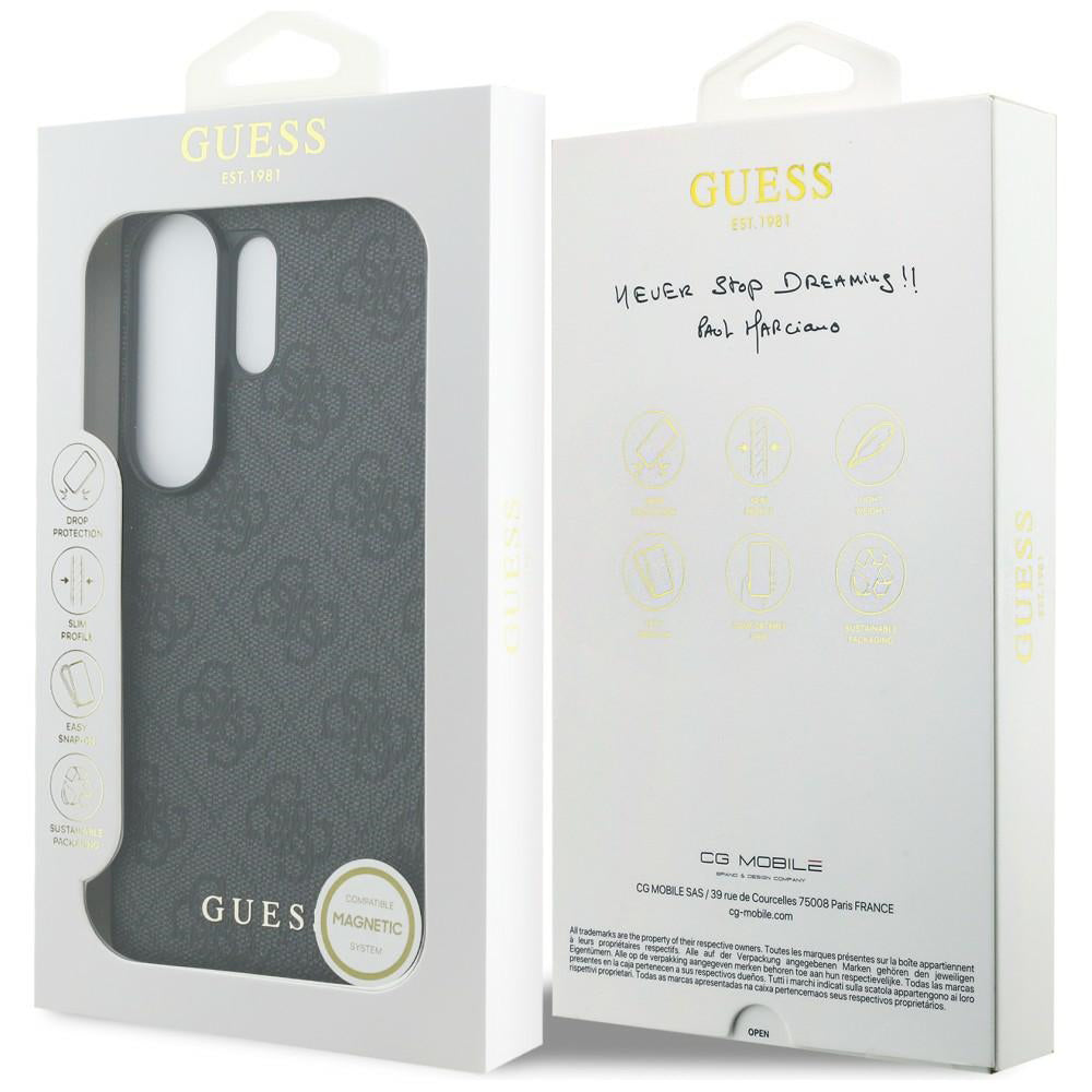 Θήκη για Samsung Galaxy S26 Ultra S948, Guess, 4G Classic Logo Charm, Μαύρη