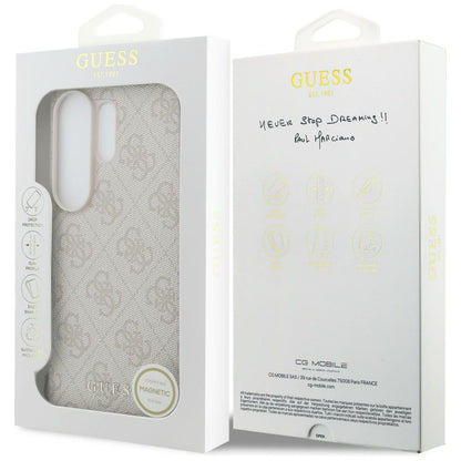 Θήκη για Samsung Galaxy S26 Ultra S948, Guess, 4G Classic Logo Charm, Ροζ