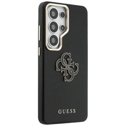 Θήκη για Samsung Galaxy S26 Ultra S948, Guess, 4G Grained Big and Classic Logo, Μαύρη