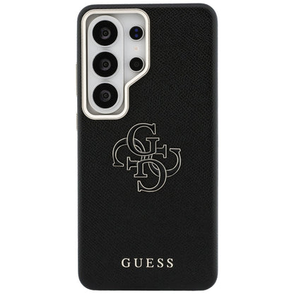 Θήκη για Samsung Galaxy S26 Ultra S948, Guess, 4G Grained Big and Classic Logo, Μαύρη