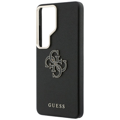 Θήκη για Samsung Galaxy S26 Ultra S948, Guess, 4G Grained Big and Classic Logo, Μαύρη