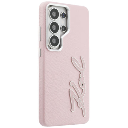 Case for Samsung Galaxy S26 Ultra S948, Karl Lagerfeld, Signature Resin Logo, Pink