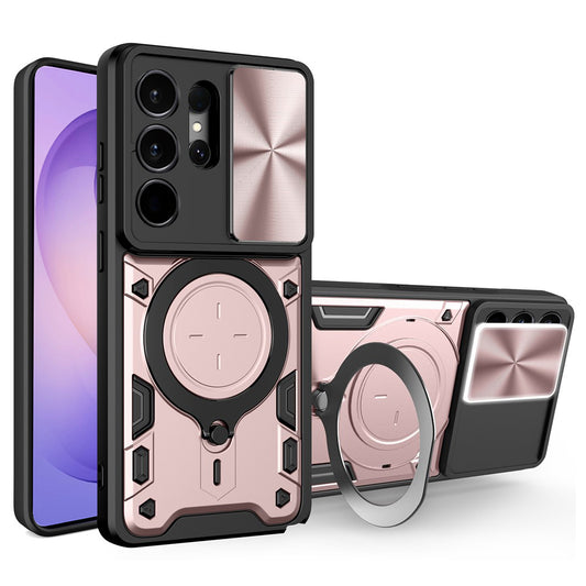 Θήκη για Samsung Galaxy S26 Ultra, Techsuit, CamGuard Pro, Ροζ Χρυσό