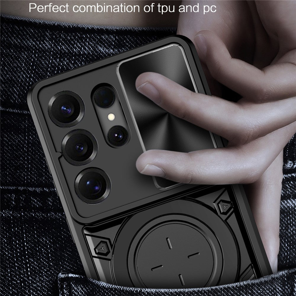 Case for Samsung Galaxy S26 Ultra, Techsuit, CamGuard Pro, Rose Gold